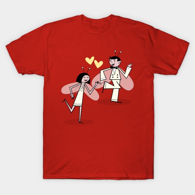 Jitter Bugs, Roaring 20s Dancers T-Shirt by Andy McNally